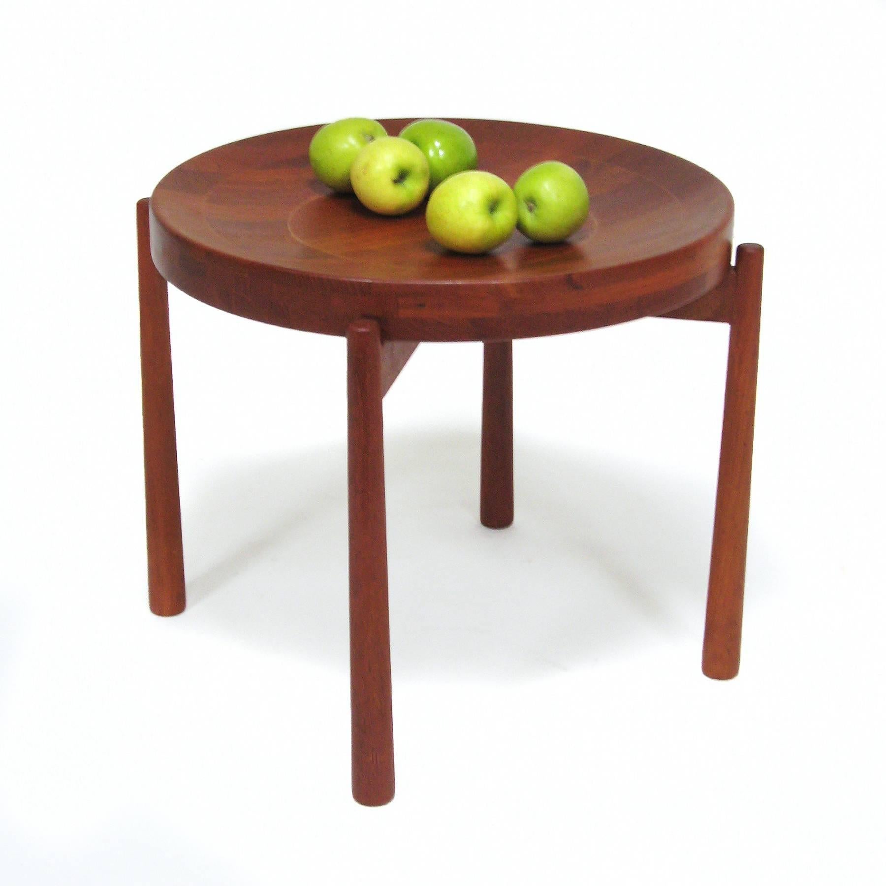 Swedish Solid Teak Flip-Top Tables in the Manner of Jens Quistgaard For Sale 2