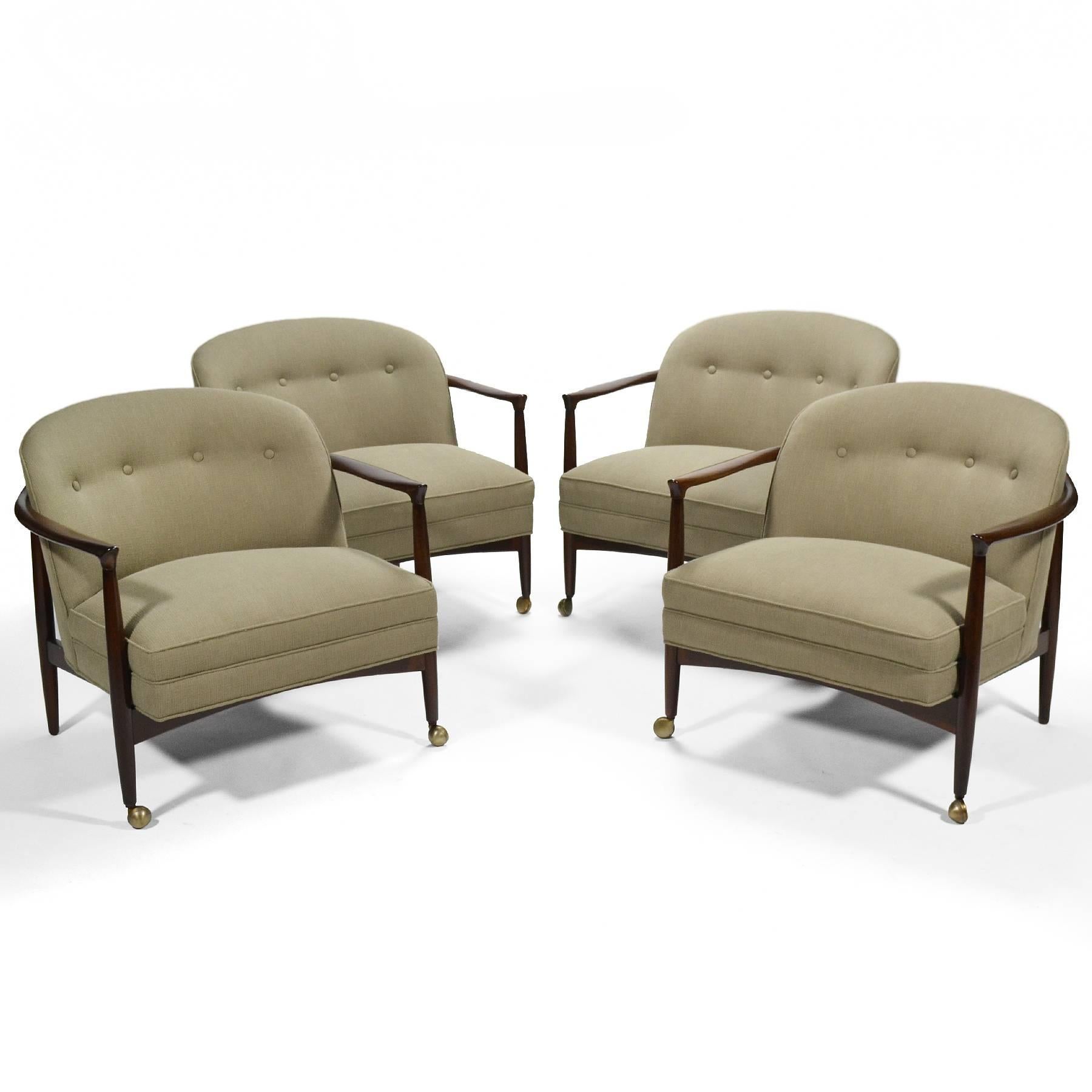 Finn Andersen Barrel-Back Lounge Chairs 2