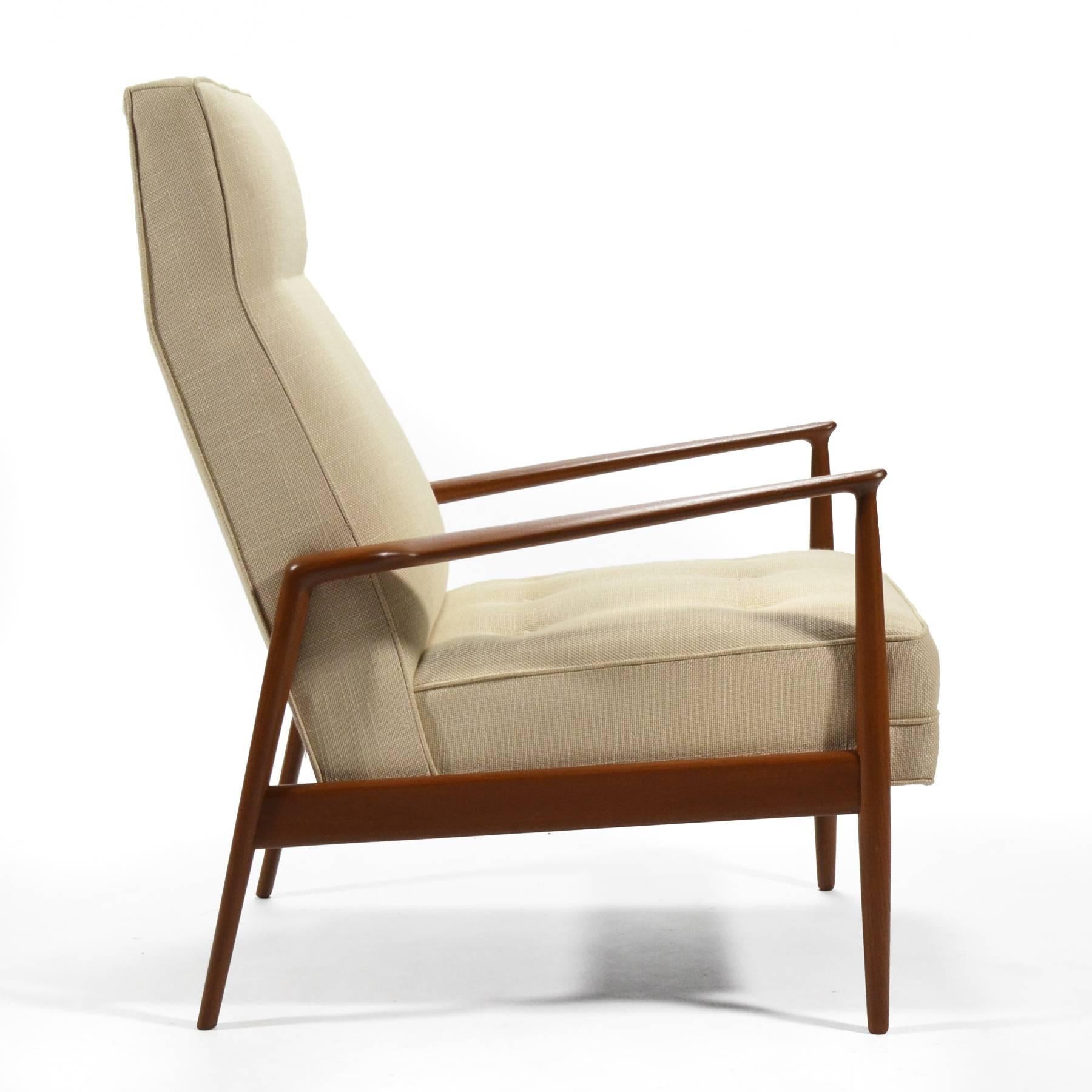 Mid-20th Century Ib Kofod-Larsen Highback Lounge Chair For Sale