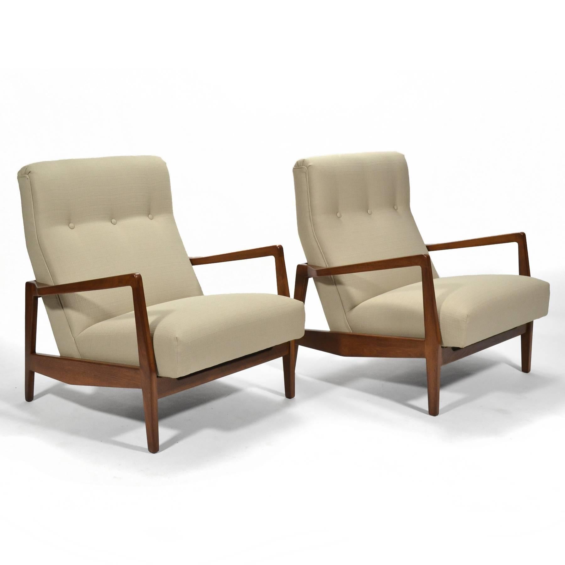 Jens Risom Pair of Lounge Chairs 2