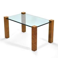 Milo Baughman Cube Leg Table by Thayer Coggin