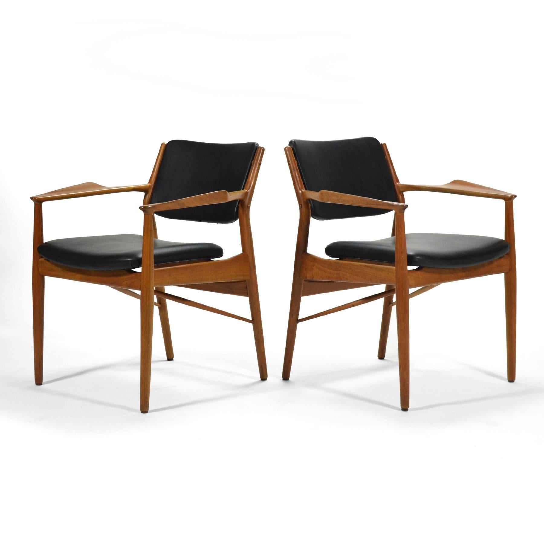 Arne Vodder Armchairs by Sibast In Good Condition In Highland, IN