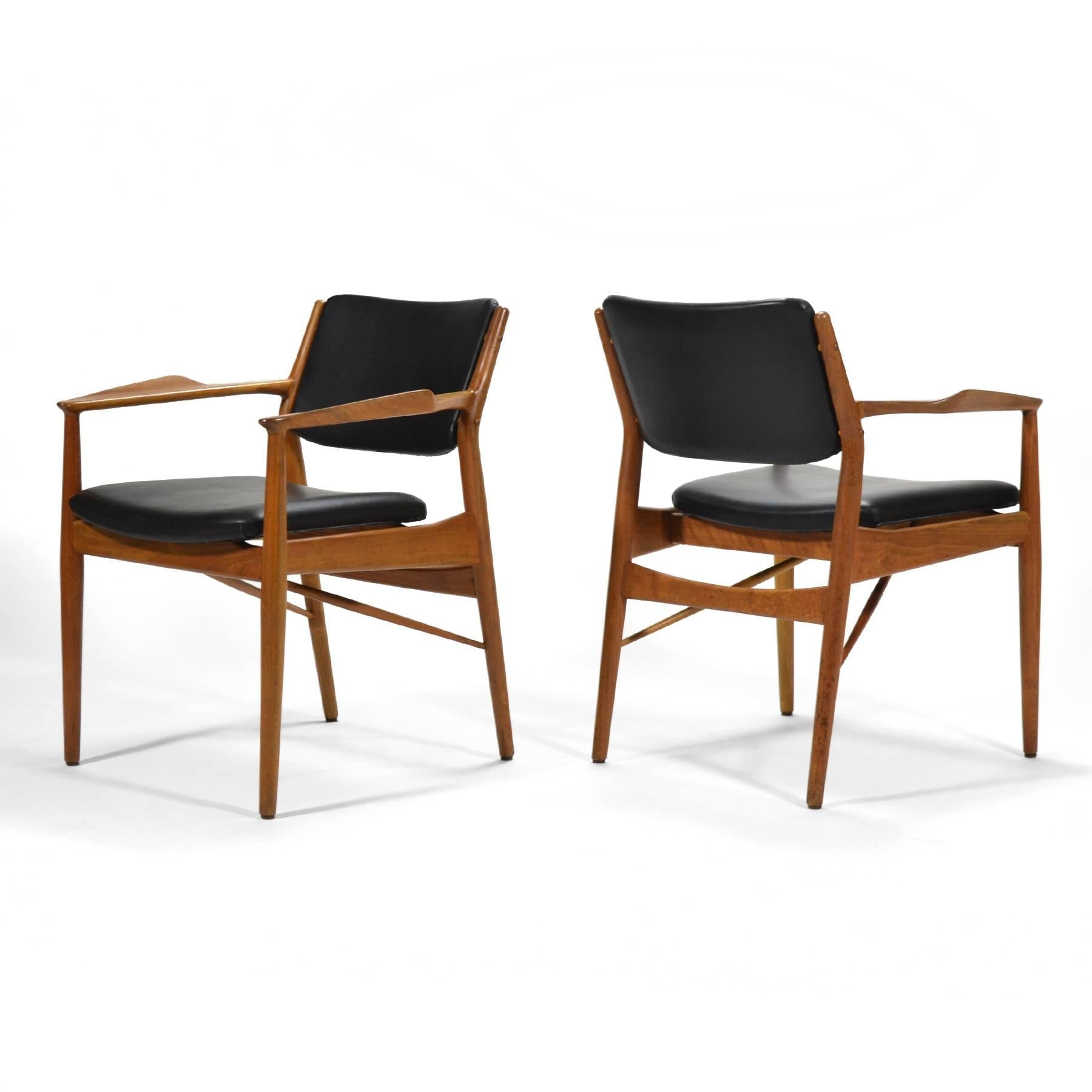 Mid-20th Century Arne Vodder Armchairs by Sibast