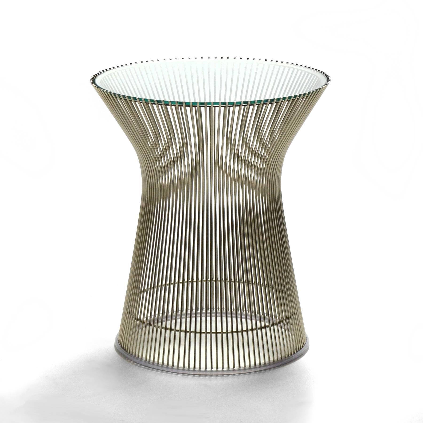 Mid-Century Modern Warren Platner Side Table by Knoll