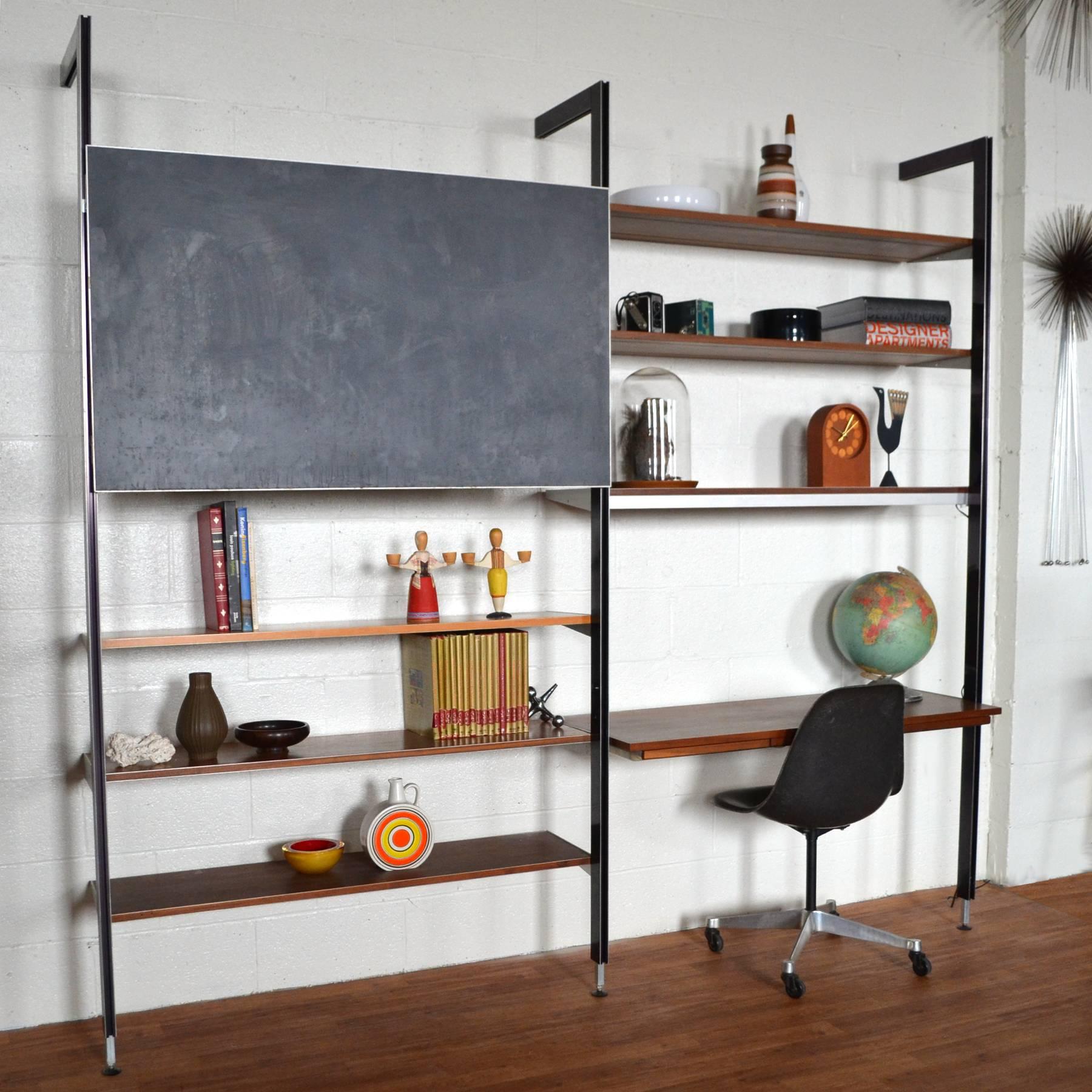 American George Nelson CSS Shelving Unit with Chalkboard by Herman Miller