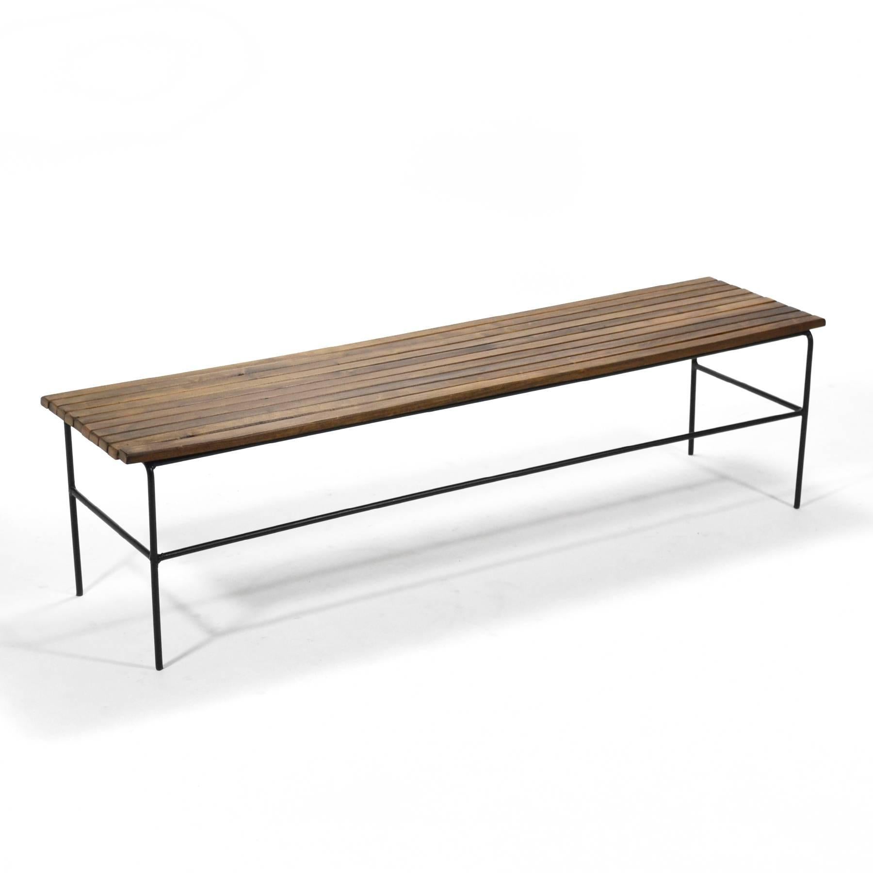 Arthur Umanoff Slat Bench/Table 1
