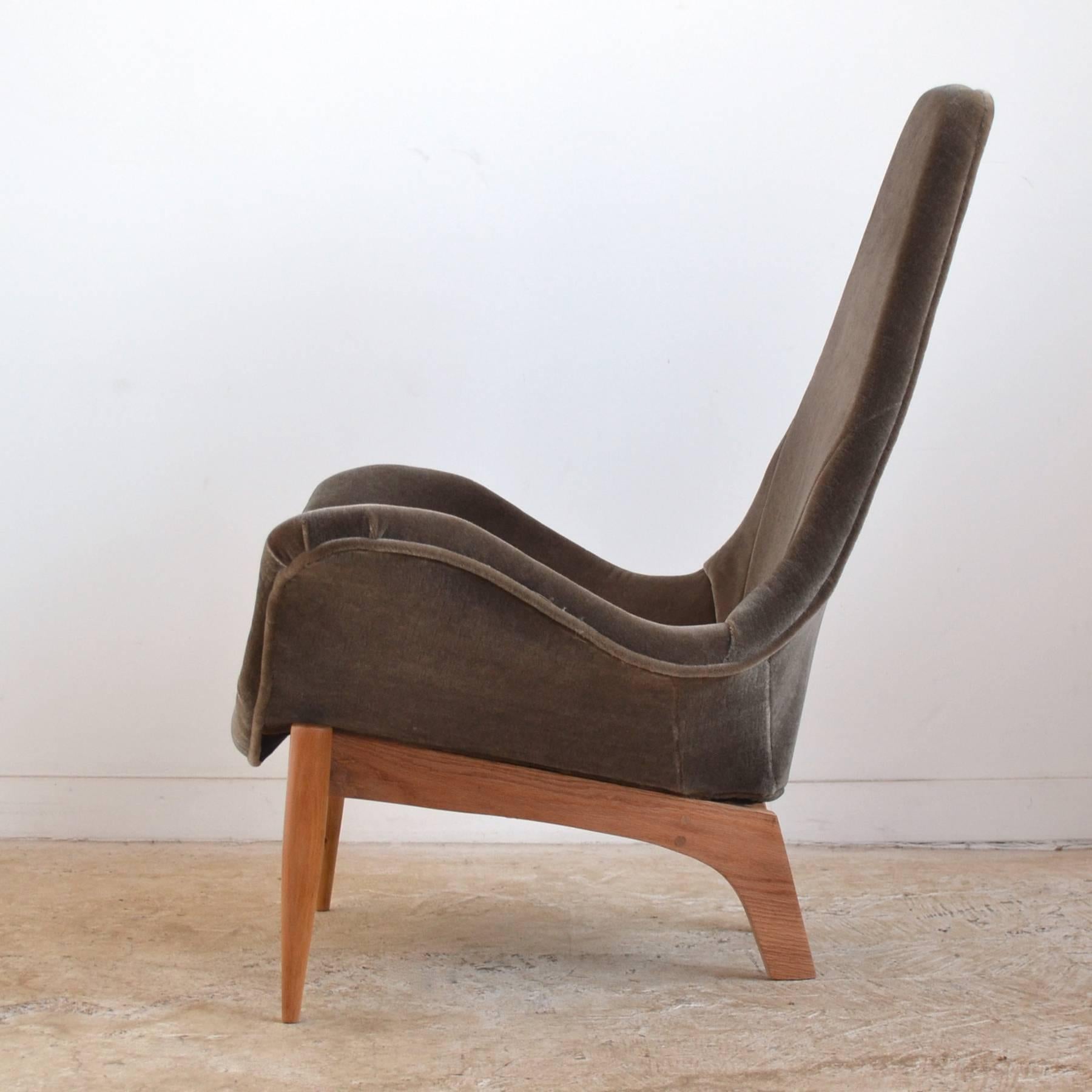 Adrian Pearsall Sculptural Lounge Chair In Excellent Condition In Highland, IN
