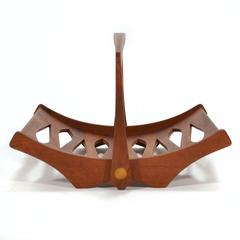 Jens Quistgaard Teak Magazine Holder by Dansk