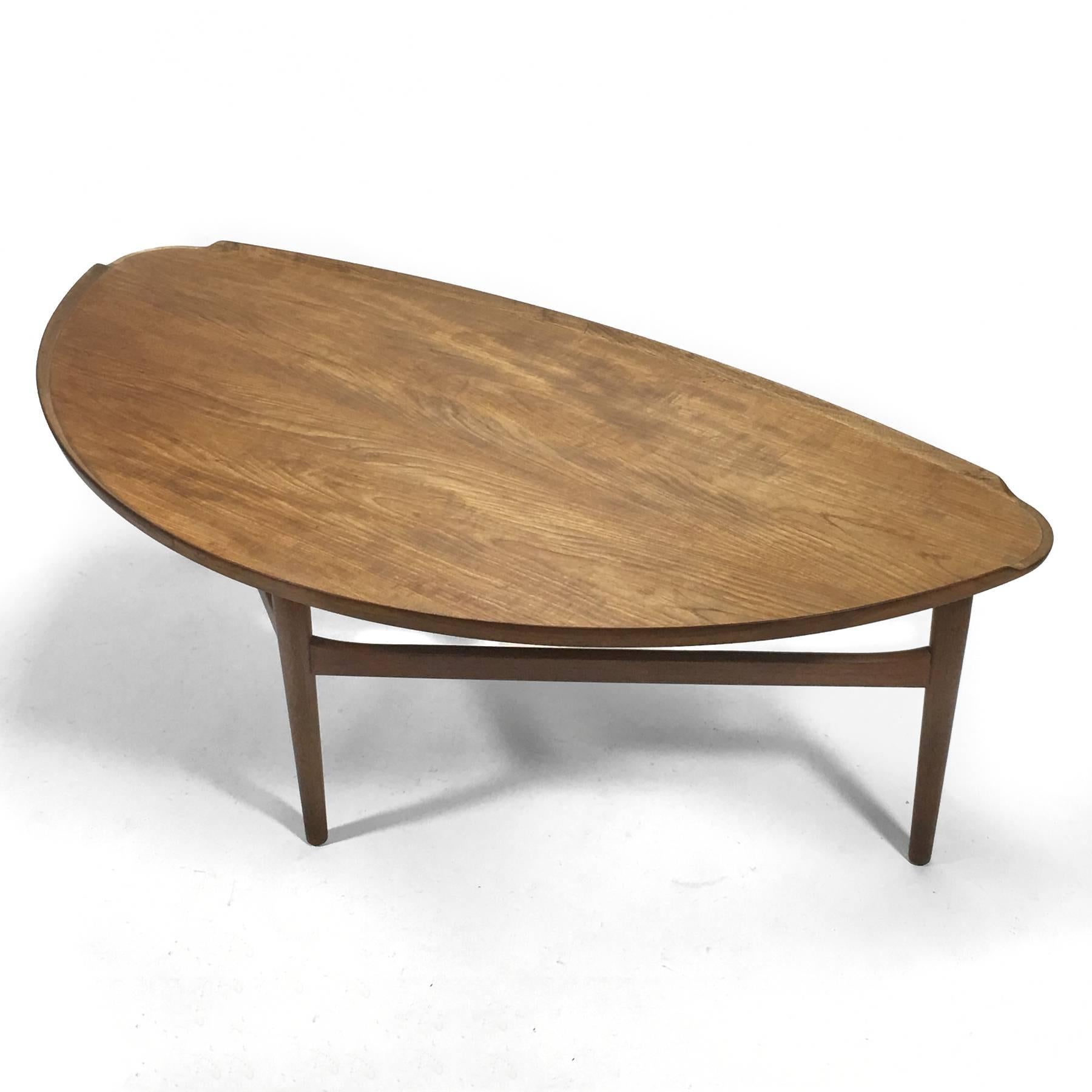 Finn Juhl Coffee Table by Baker In Good Condition In Highland, IN