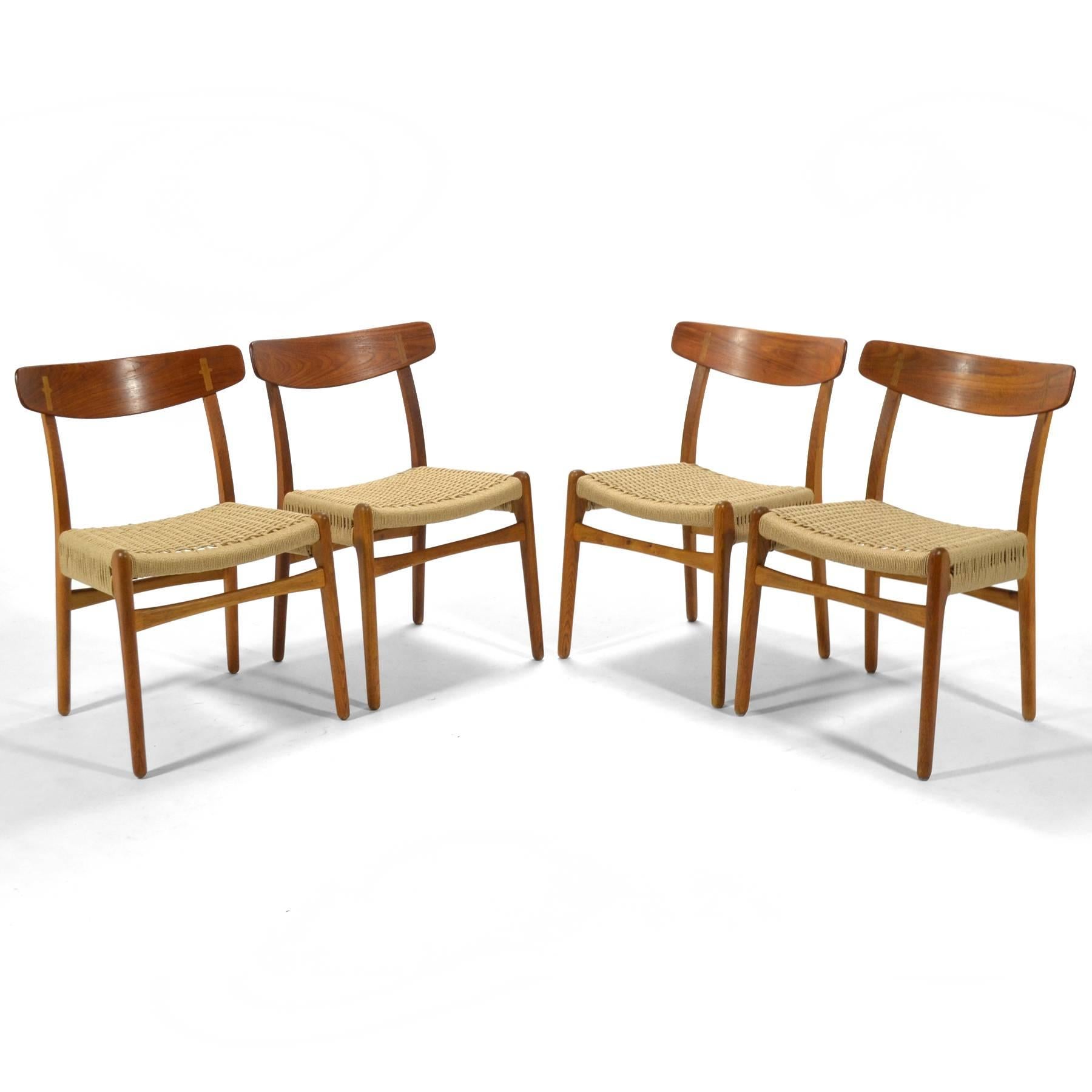 Hans Wegner Set of Four CH23 Chairs by Carl Hansen & Søn 2