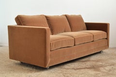 Ward Bennett Camel Mohair Sofa by Brickel