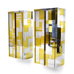 Pair of Paul Evans Cityscape Wall-Mounted Cabinets
