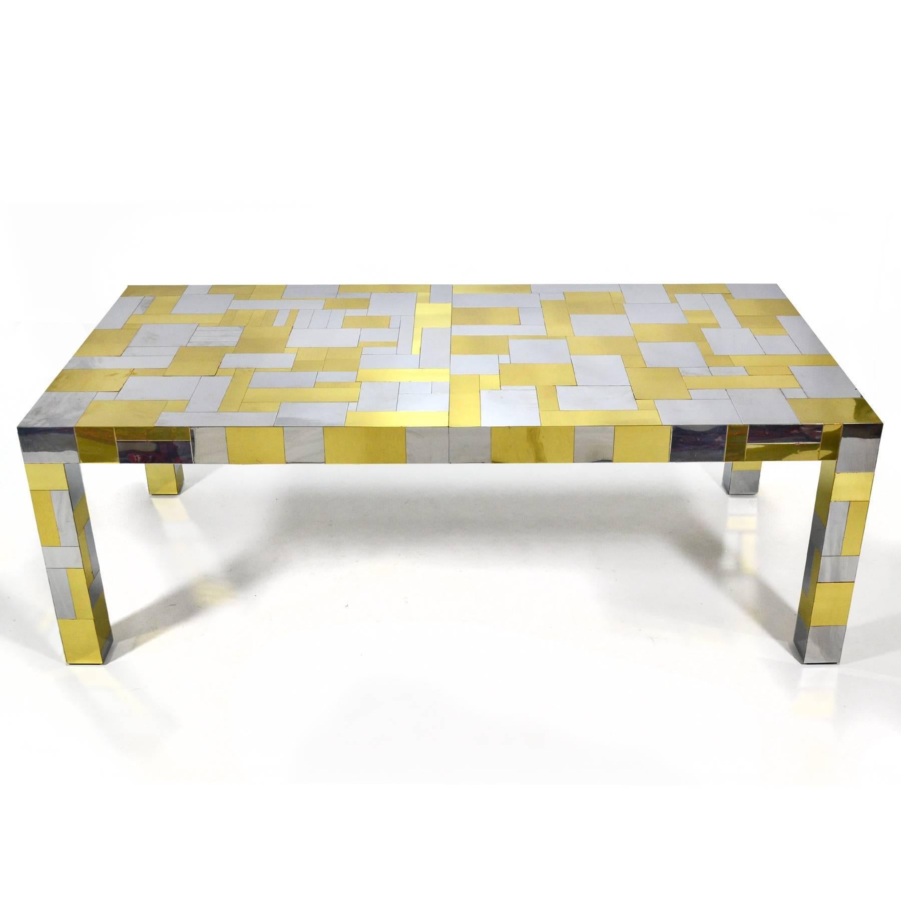 Plated Paul Evans Cityscape Dining Table