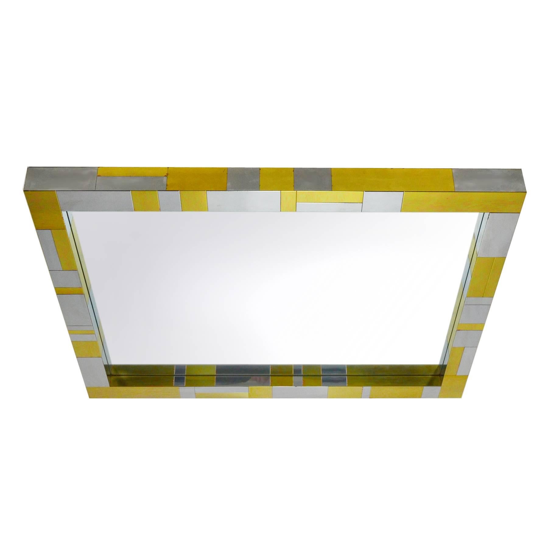 This wall mirror by Paul Evans is from Paul Evans' 