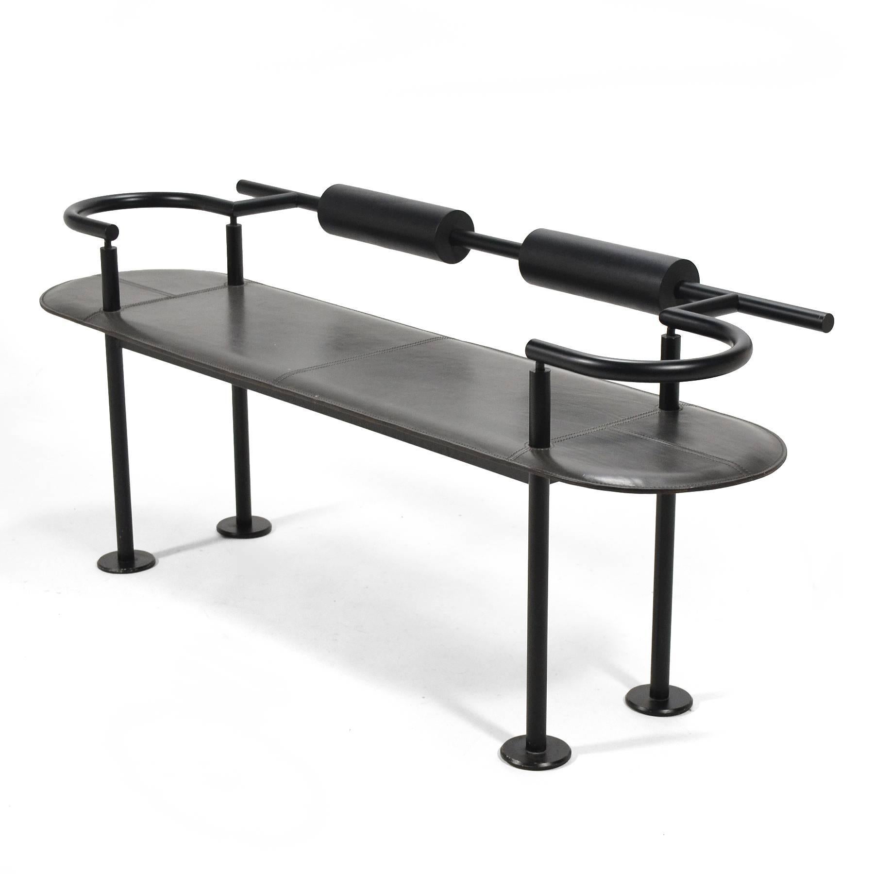 Post-Modern Postmodern Bench in the Manner of Ettore Sottsass