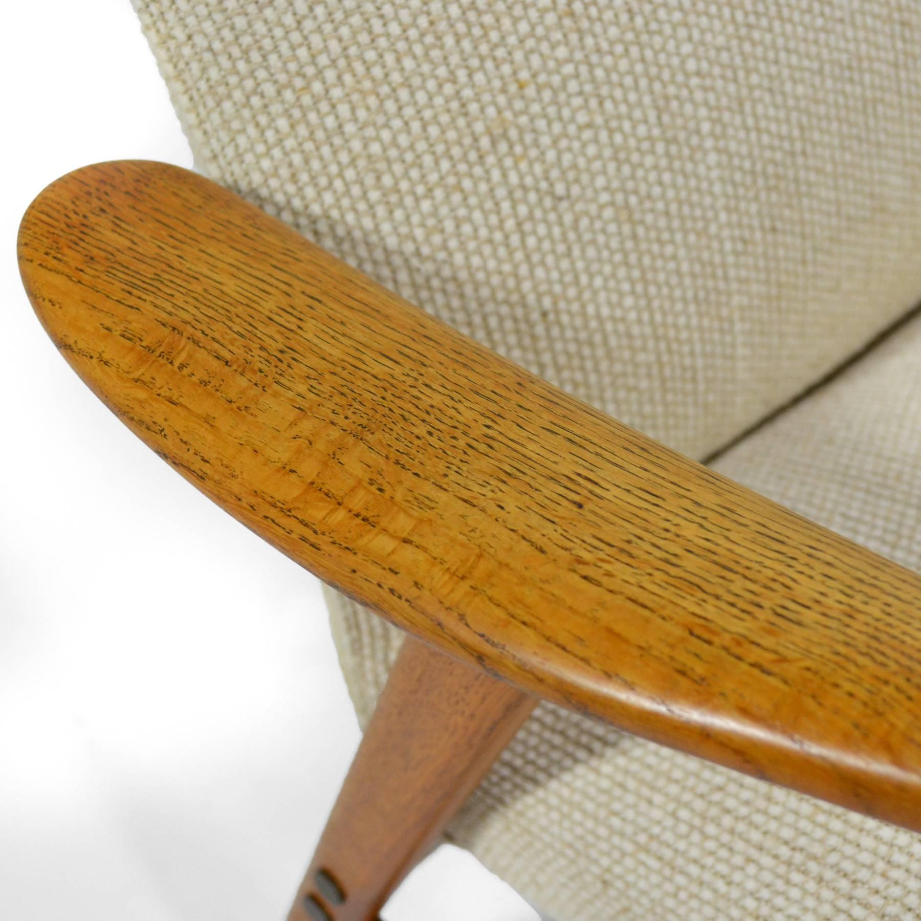 Upholstery Alf Svensson Kontour Reclining Lounge Chair and Ottoman
