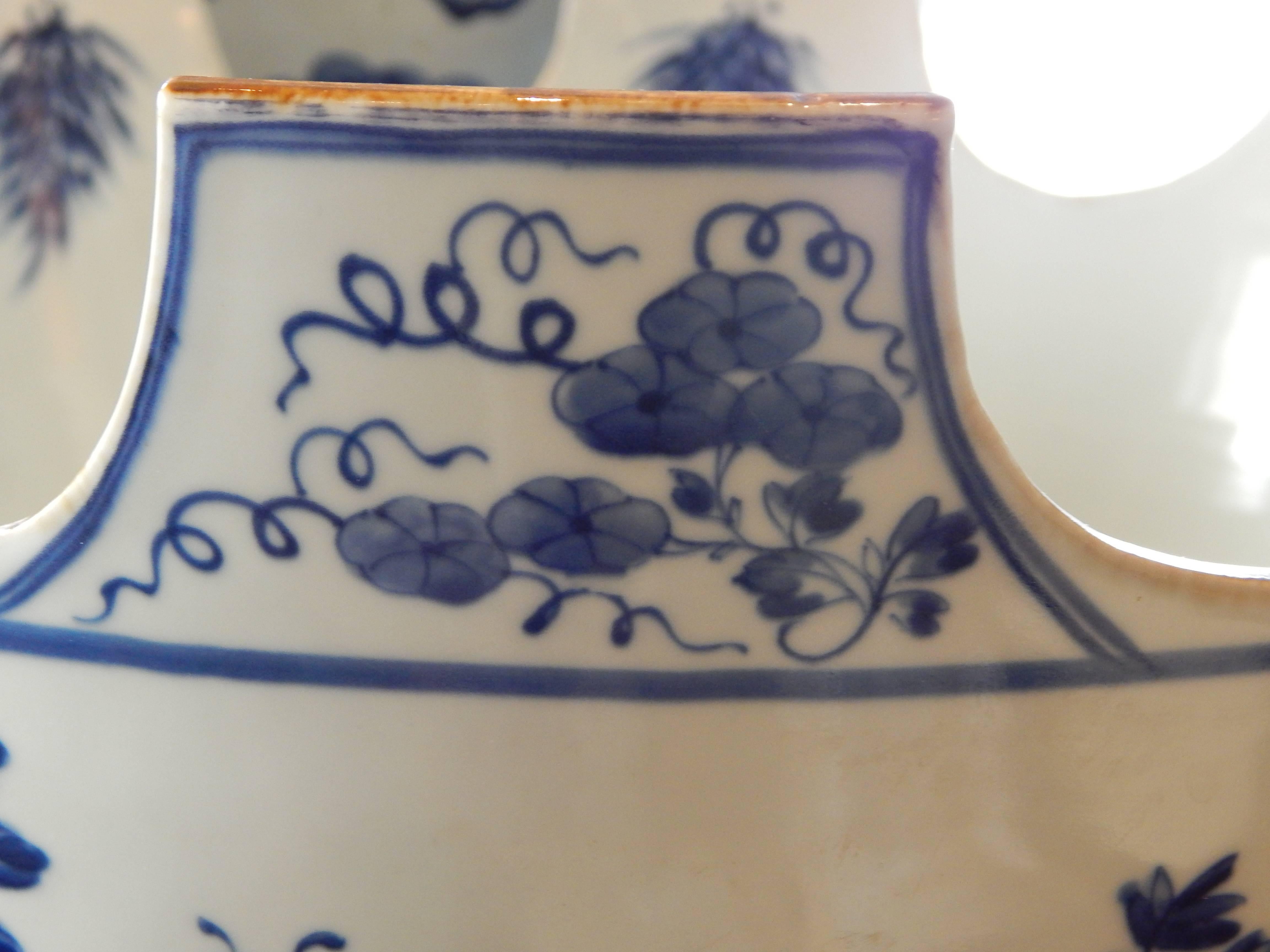 Ceramic  Blue and White Chinese Export Monteith Bowl 