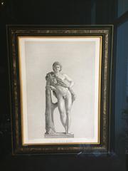 Very Handsome, Framed Engraving of Cupid