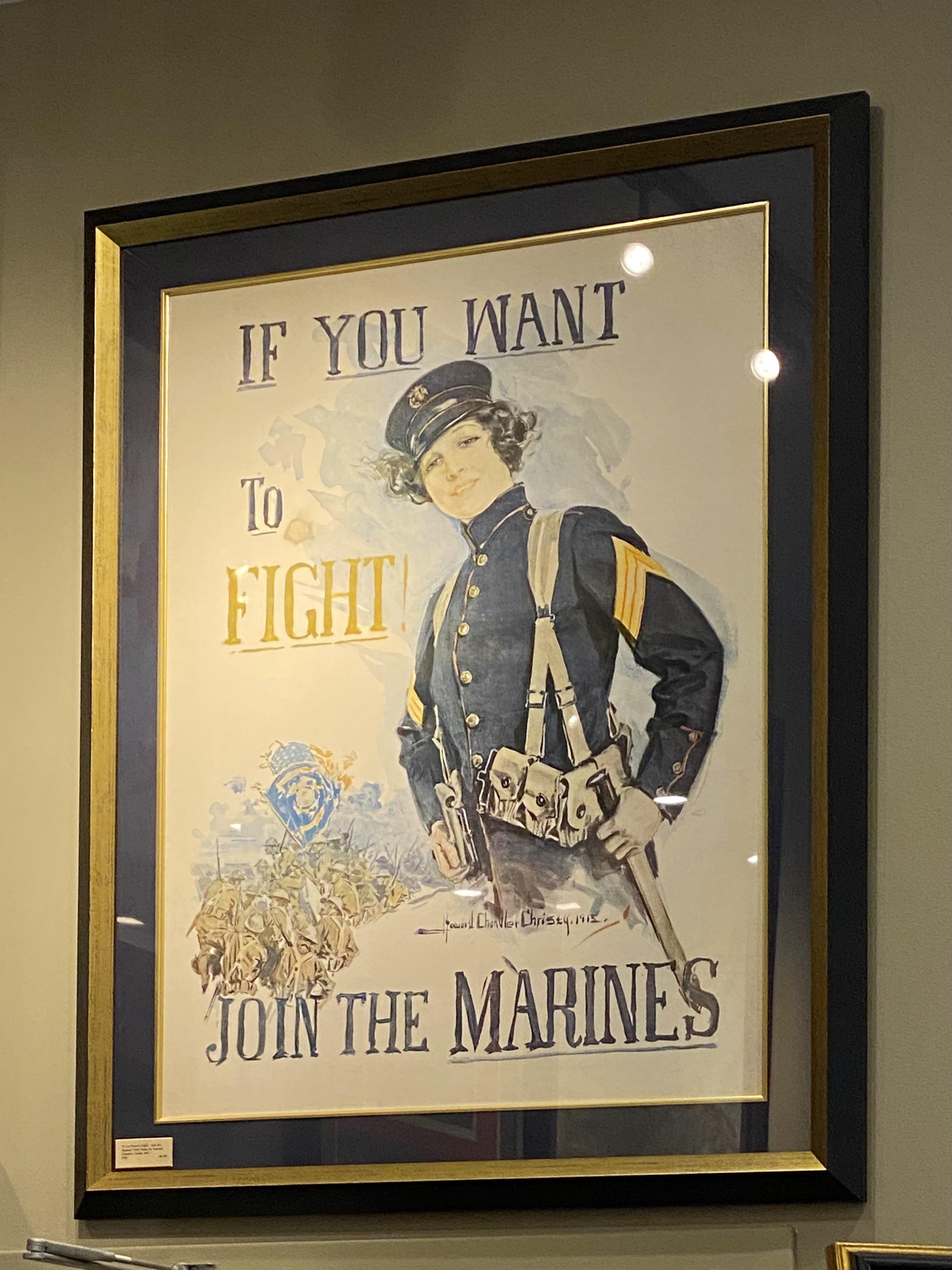 tell that to the marines poster meaning