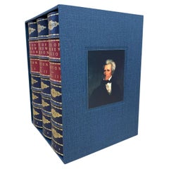 Antique Life of Andrew Jackson by James Parton 3-Volume Leather Set, 1876