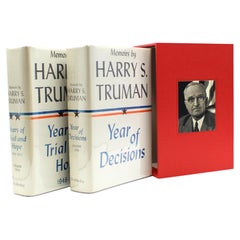 Memoirs Year of Decisions and Years of Trial and Hope, Signed and Inscribed