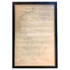 Antique 1889 Sea Chart Map of Delaware Bay by George Eldridge, Chart No. 11