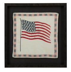 39-Star "Protection" Benjamin Harrison Political Kerchief