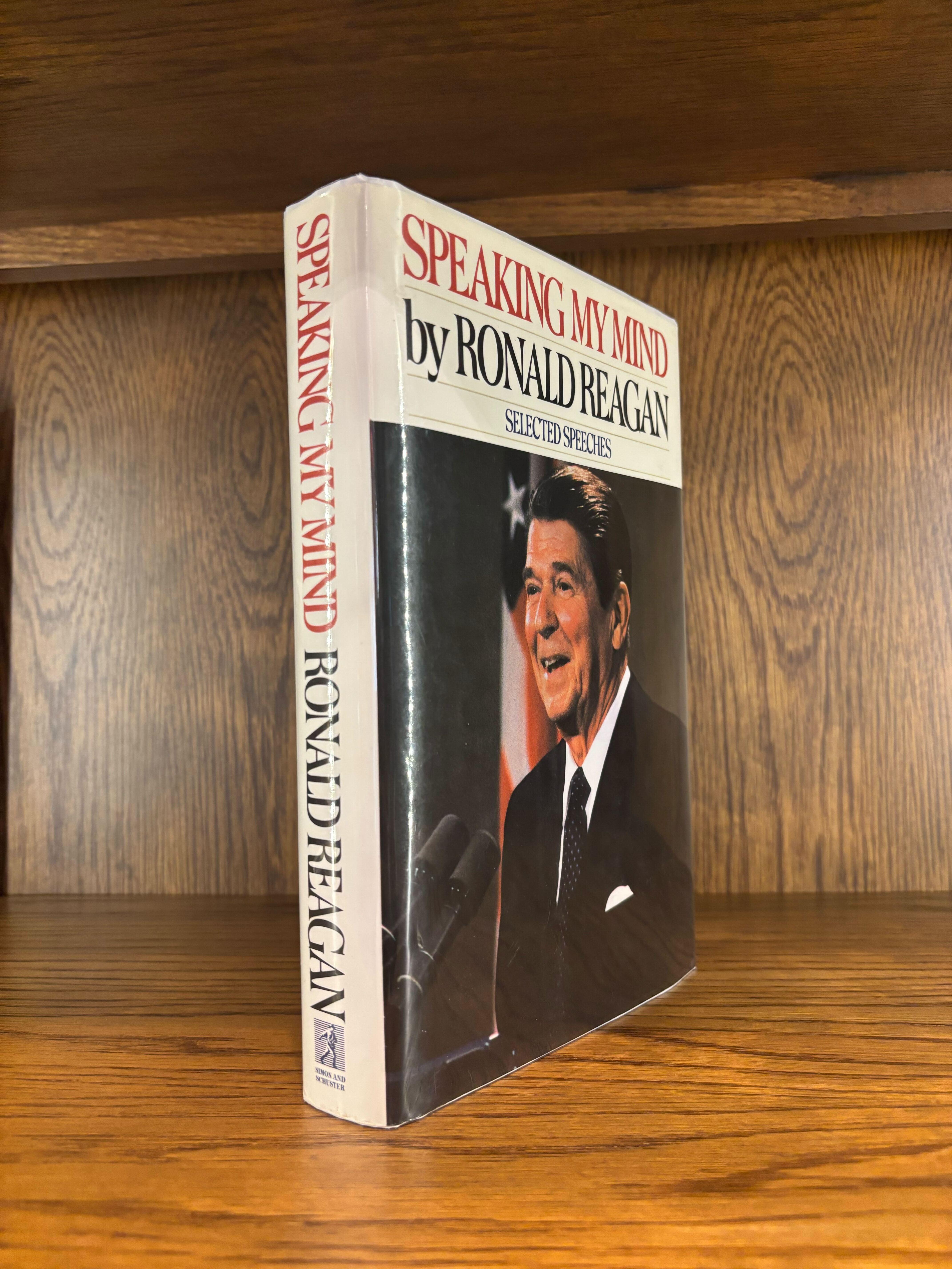 Speaking My Mind: Selected Speeches, Signed by Ronald Reagan, First Edition For Sale 5