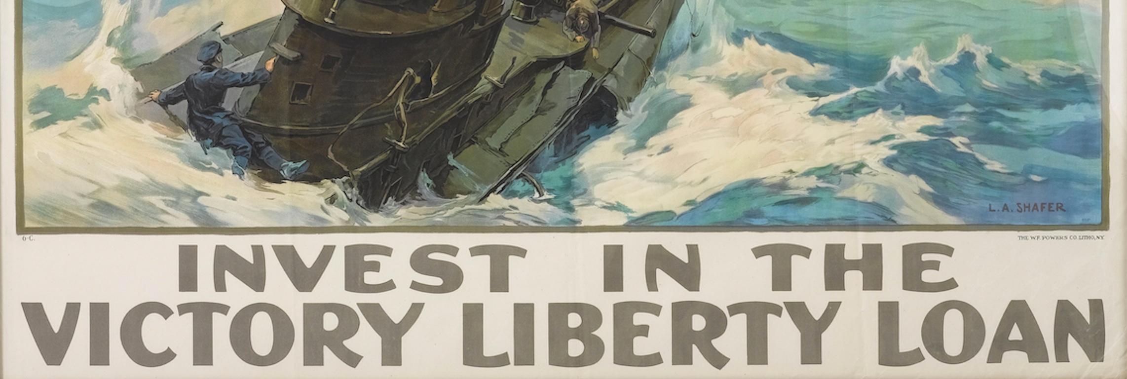 This is a WW I patriotic poster that reads, in full, 