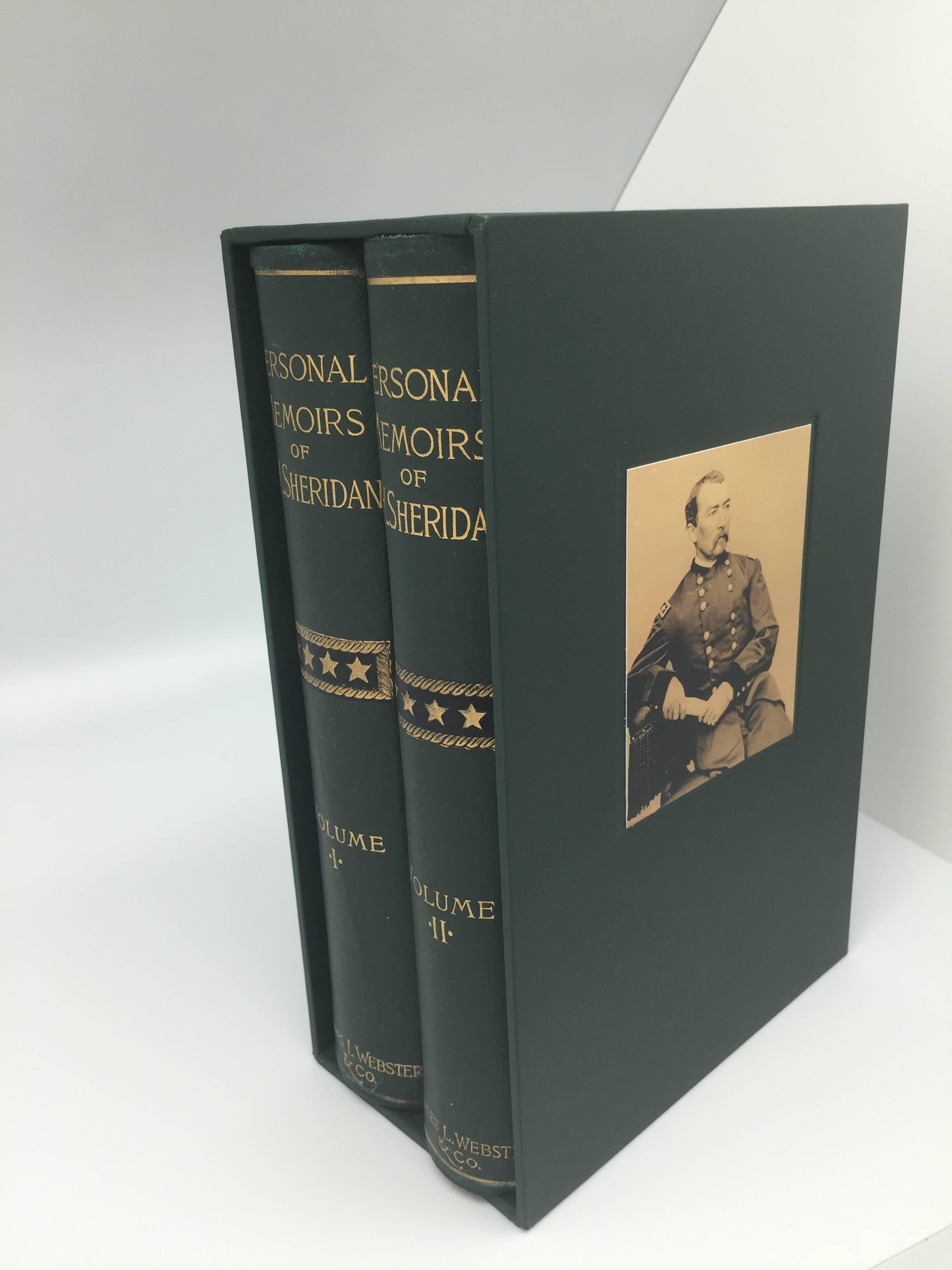 American Philip Sheridan Personal Memoirs, First Edition, Two Volumes, circa 1888