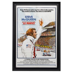 "Steve McQueen. Le Mans" Vintage Movie Poster, 1971