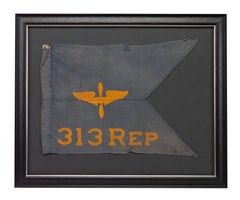 Vintage WWII 313 Squadron Replacement Company Air Corps Guidon