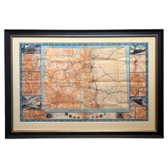 Mapa de «Colorado Railroads» de 1943, de Linn Westcott, para la revista «Trains Magazine»