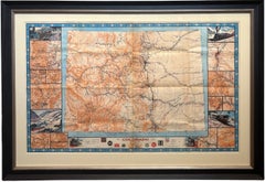 Mapa de «Colorado Railroads» de 1943, de Linn Westcott, para la revista «Trains Magazine»
