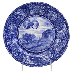 Vintage "Home of Washington, Mount Vernon" Decorative Plate, Rowland & Marsellus