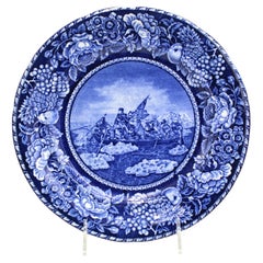 Vintage "Washington Crossing the Delaware" Decorative Plate, Rowland & Marsellus