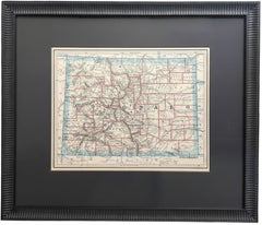 Mapa de «Colorado» de 1893, publicado por George Cram