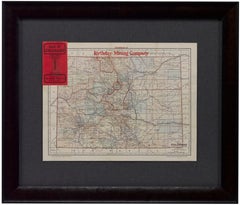 1902 "Map of Colorado" by The Kenyon Company