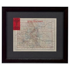 1902 "Map of Colorado" by The Kenyon Company