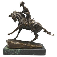 "The Cowboy" Bronze Sculpture, after Frederic Remington
