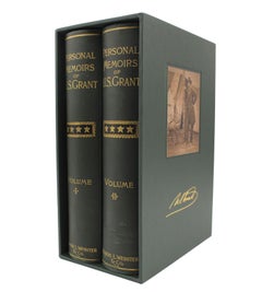 Personal Memoirs of U.S. Grant, Shoulder Strap Edition, First Edition, 2 Vols