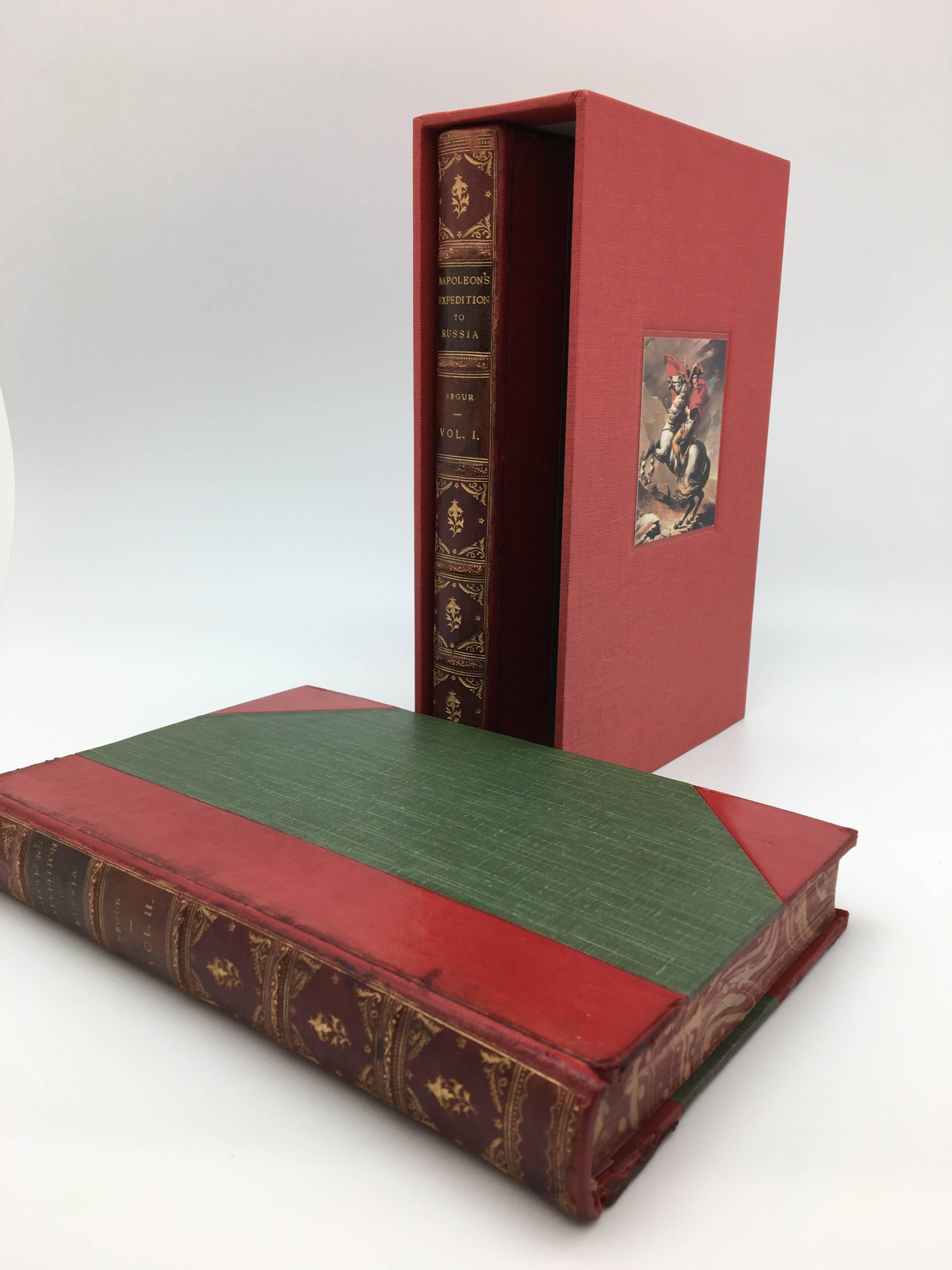 De Segur, Count Philip. Napoleon's Expedition to Russia. London: Treuttel and Wurtz, 1825. Octavo, 2 vols.; stated second edition, 