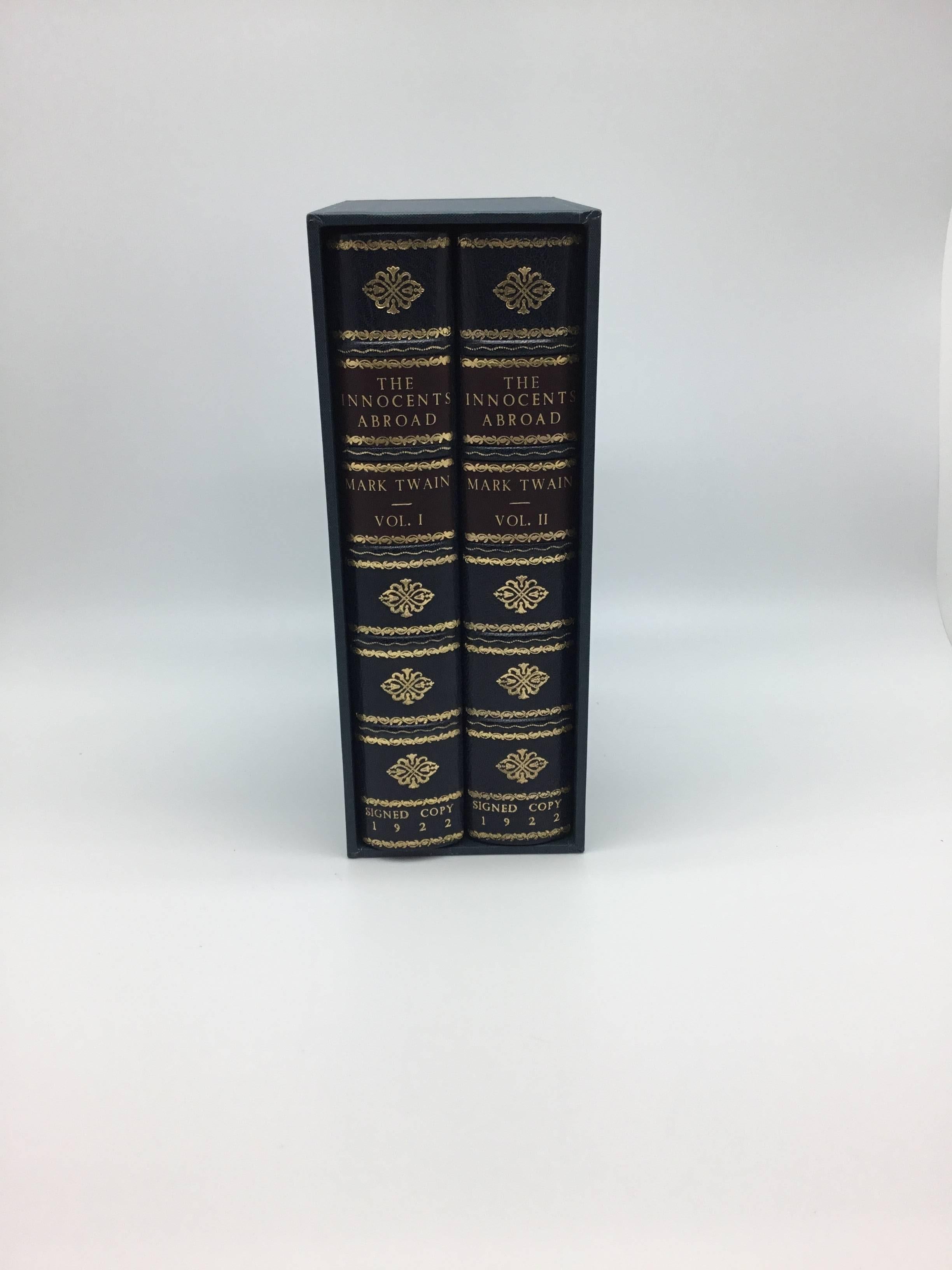 mark twain signed book