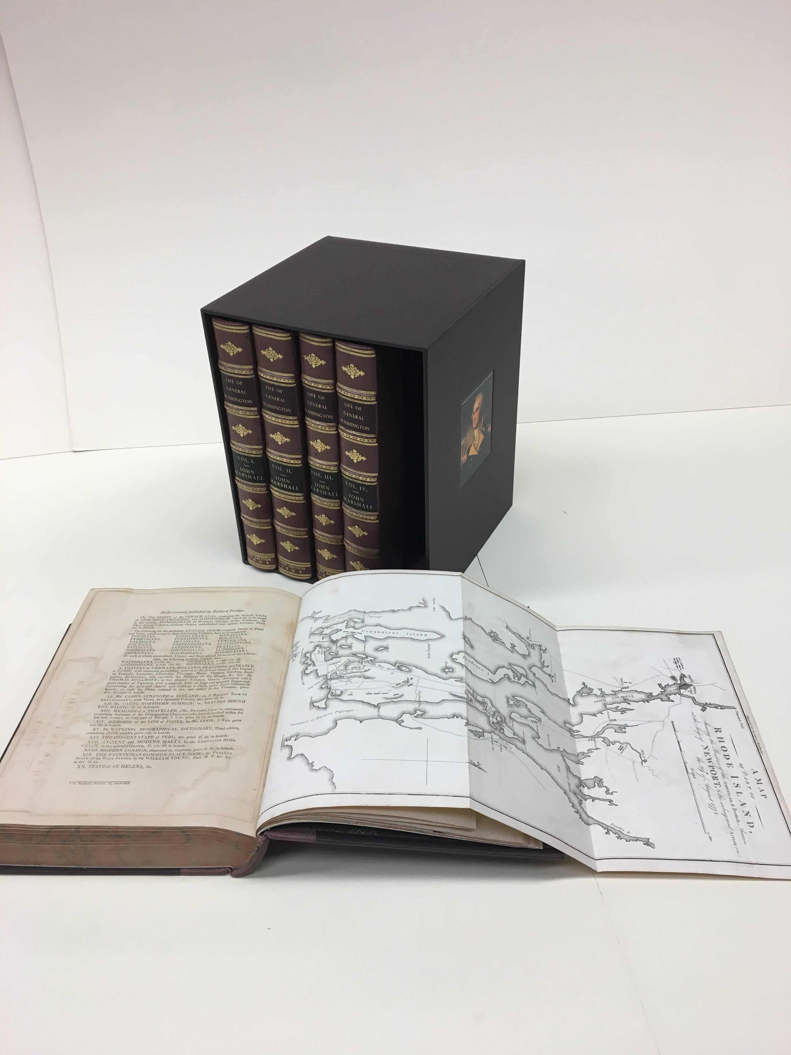 Marshall’s life of Washington: first British edition, in five quarto volumes, with folding maps and plates

First English edition (quarto issue) of Marshall’s classic life of Washington, called the “best edition” by Howes and published in the same