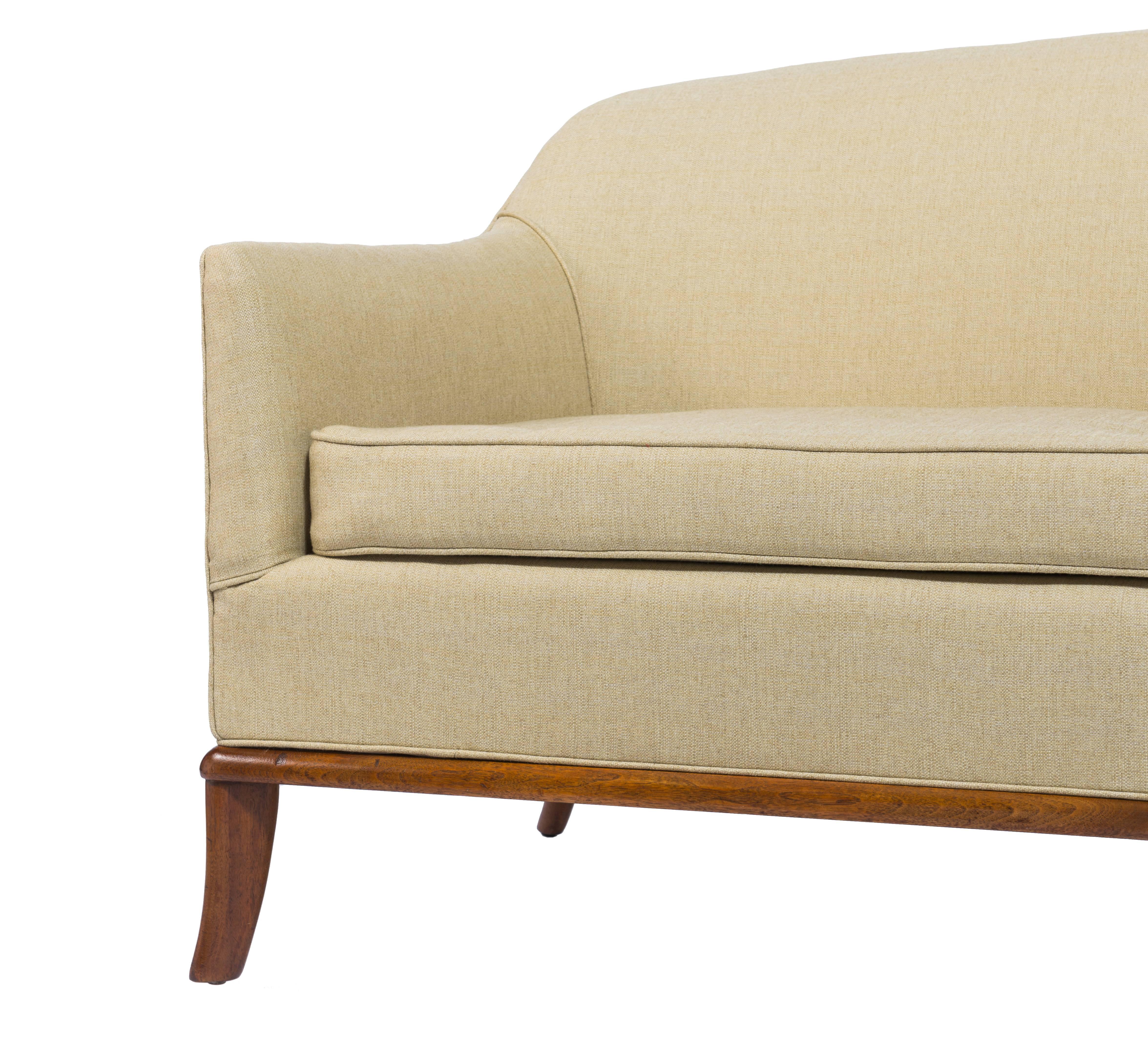Mid-Century Modern T.H. Robsjohn-Gibbings Sofa for Widdicomb