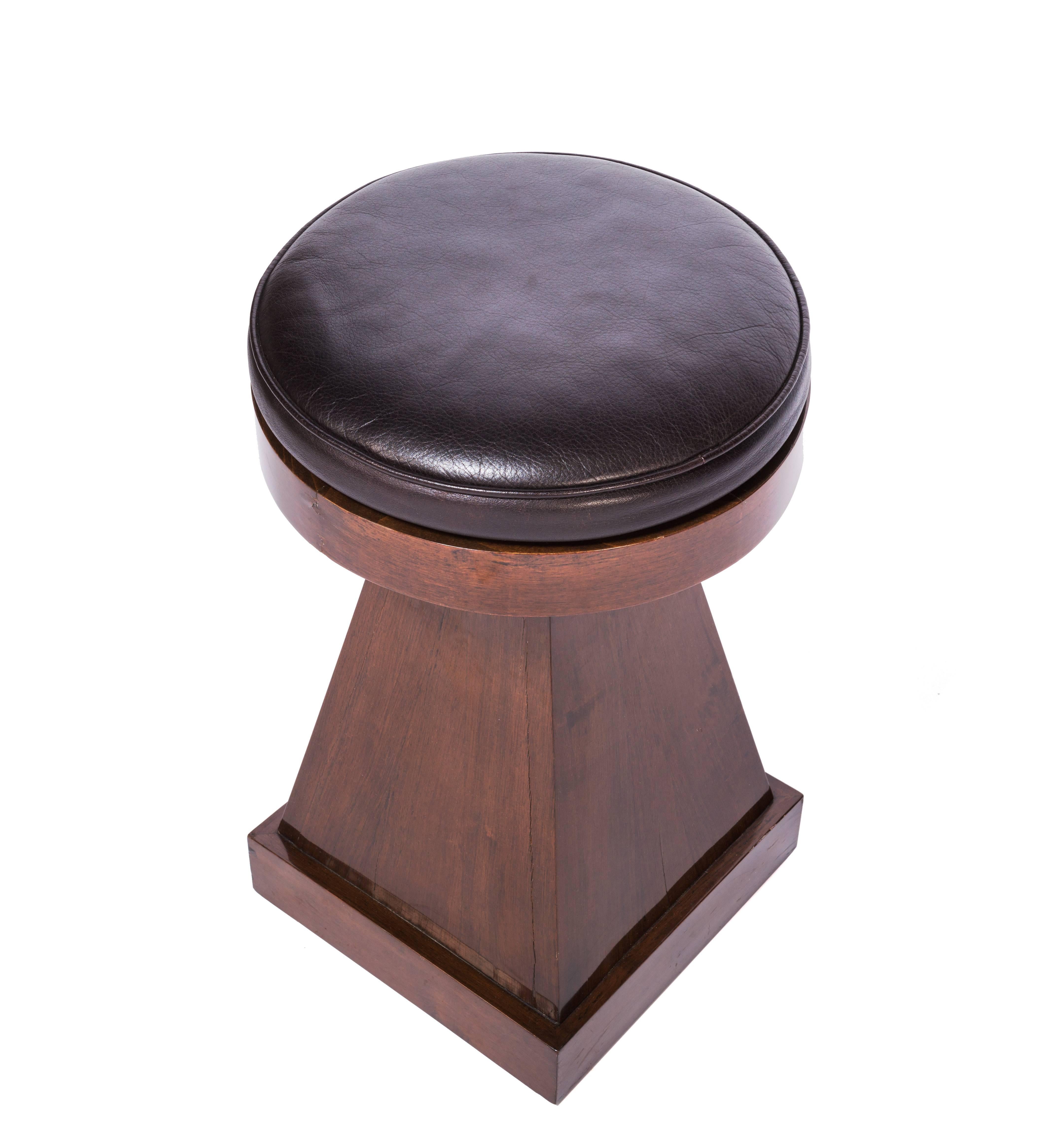 Mid-20th Century French Adjustable Stool For Sale