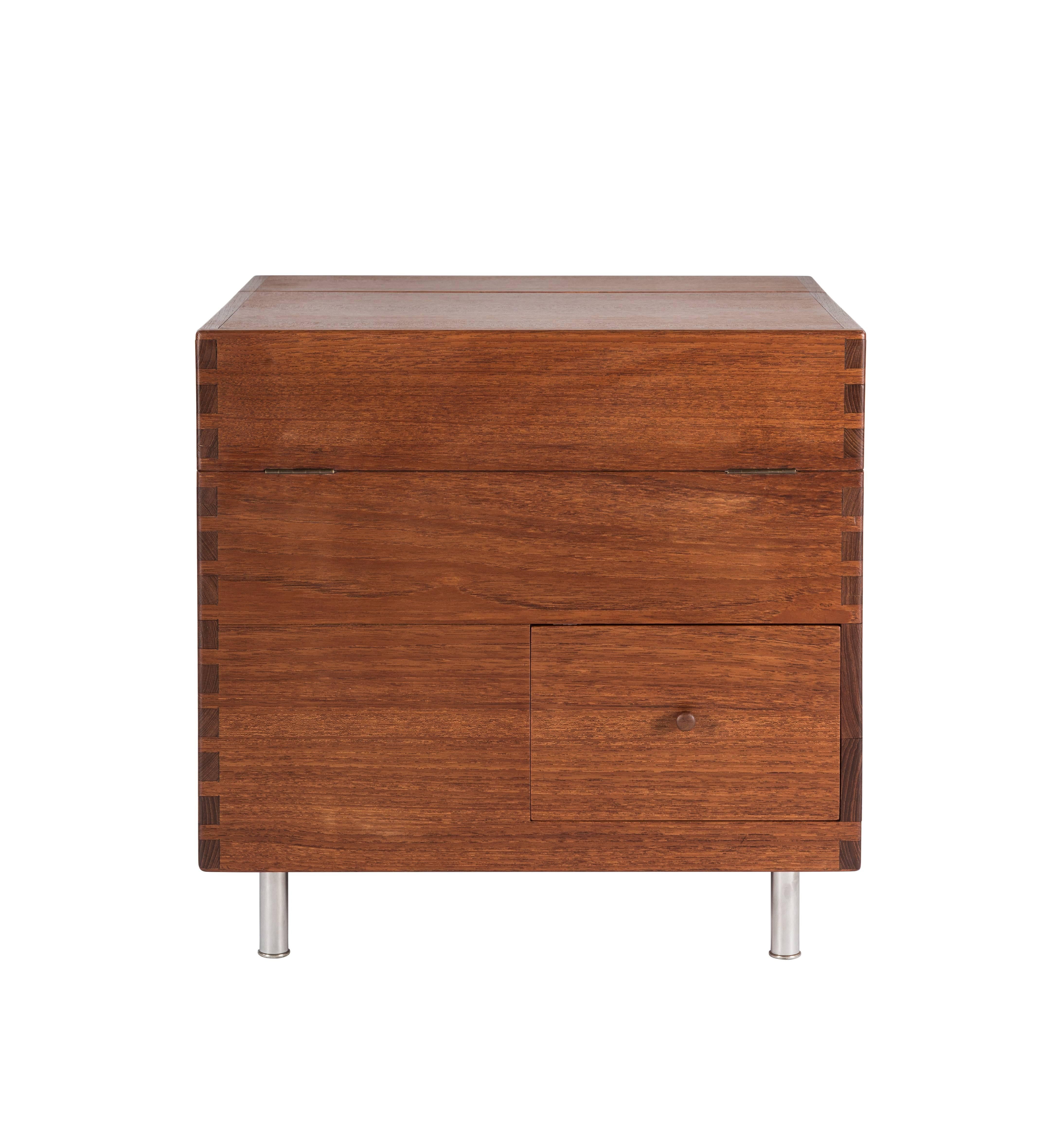 Mid-20th Century  Hans Wegner Cube Bar for Andreas Tuck