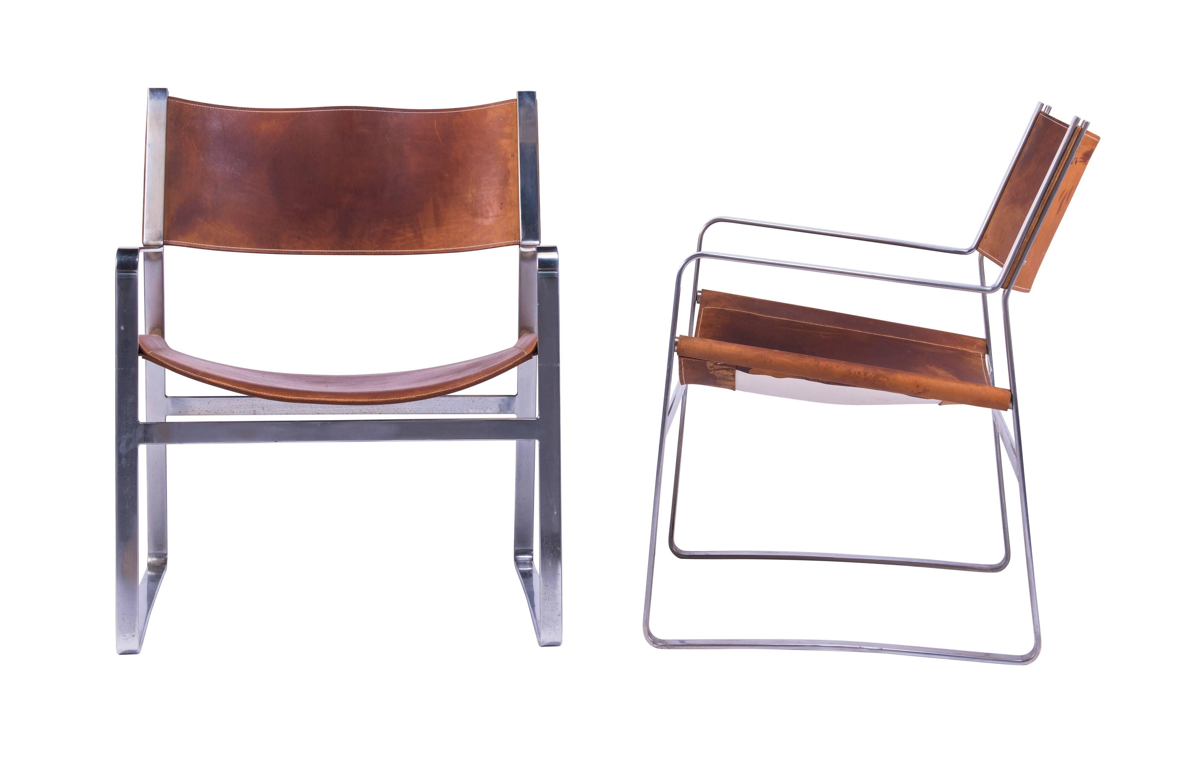 Pair of Hans Wegner Lounge Chairs for Johannes Hansen For Sale 1