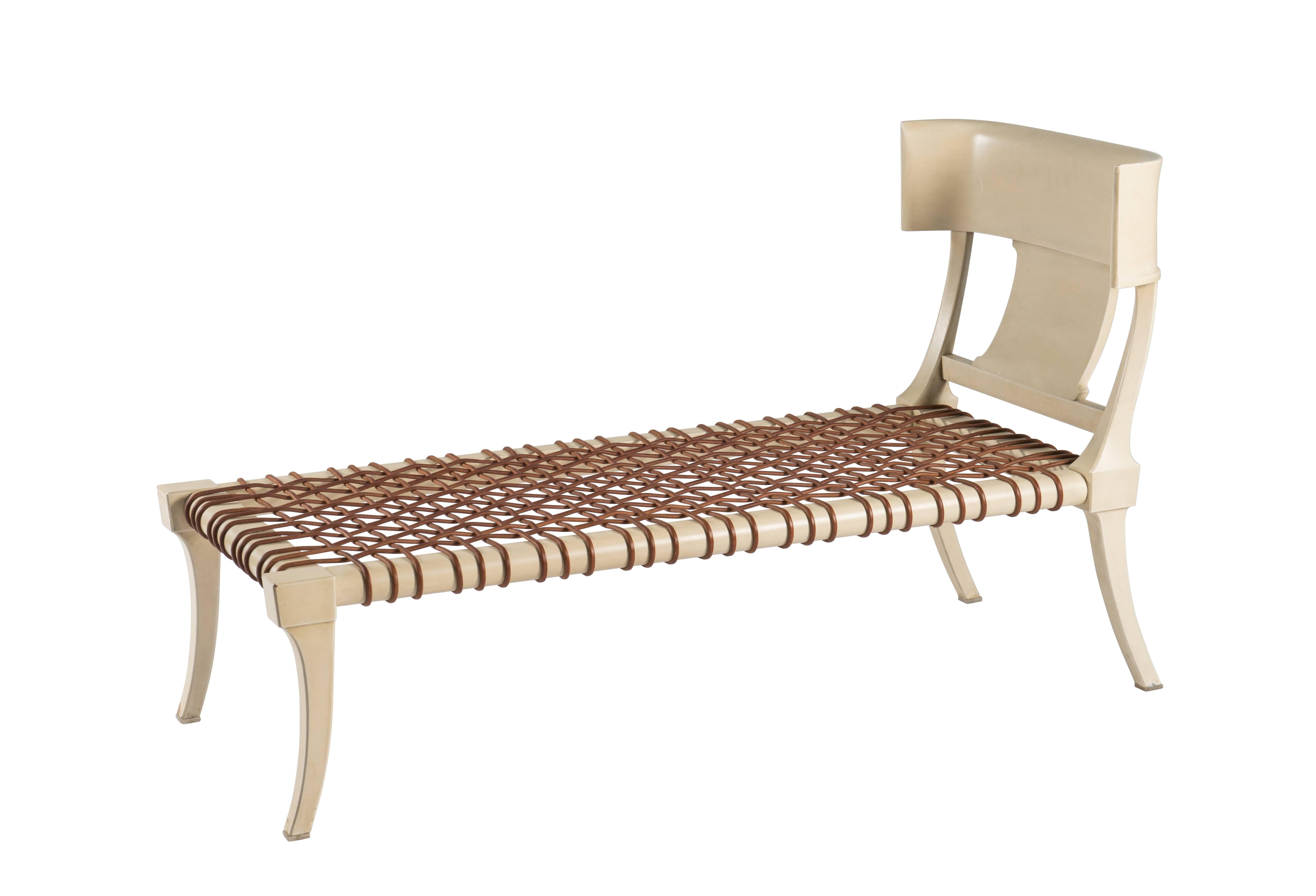 Rare T.H. Robsjohn-Gibbings Chaise Lounge for Saridis of Athens 2
