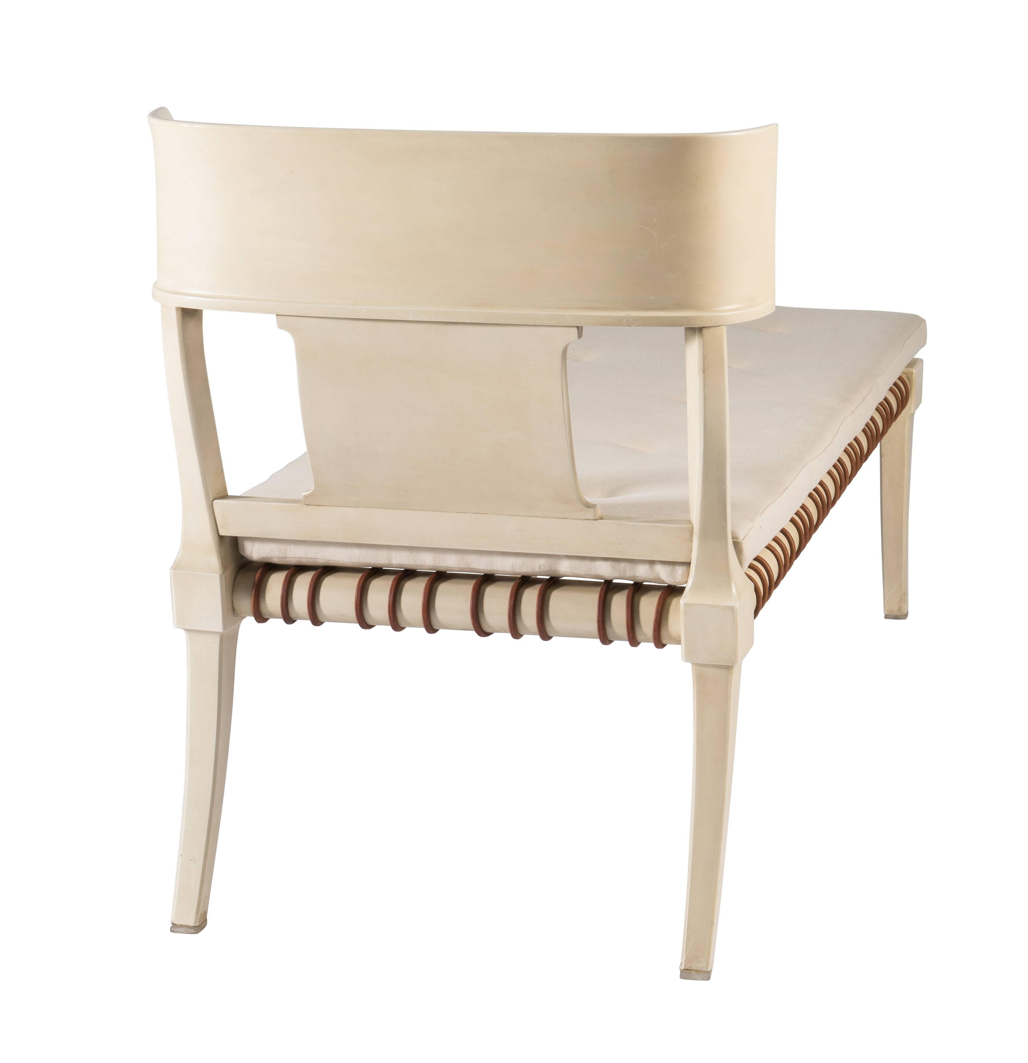 Rare T.H. Robsjohn-Gibbings Chaise Lounge for Saridis of Athens 3